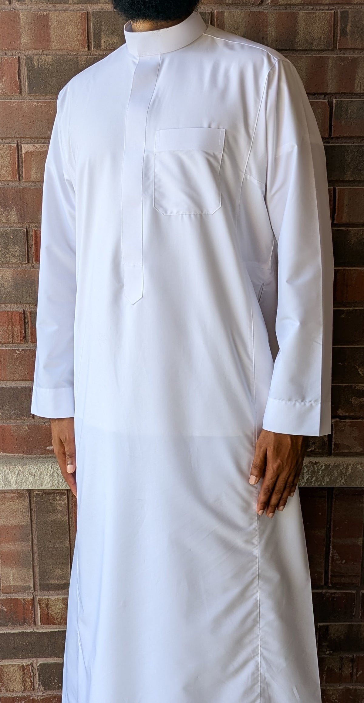 Luxury Saudi Thobe - Jannah White